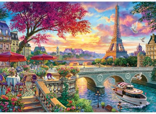 Anatolian Puzzle 3000 Teile - Frühling in Paris - Puzzle Größe 120cmx85cm (H) - 3000 Teile Puzzle für Erwachsene, Senioren und Kinder ab 14 Jahren von Anatolian