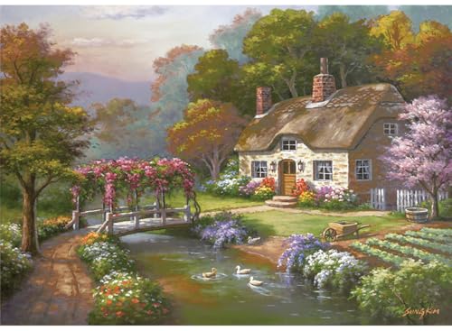 Anatolian Puzzle 3000 Teile - Rose Cottage - Puzzle Größe 120cmx85cm (H) von Anatolian