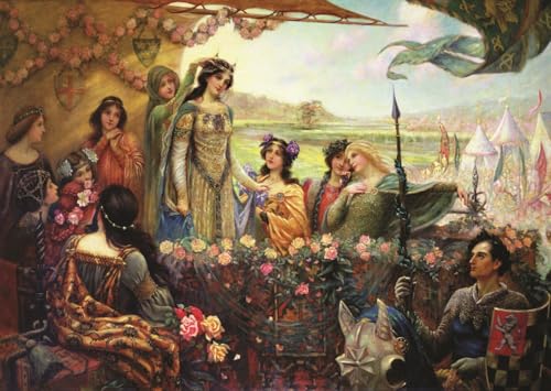 Anatolian Puzzle 3000 pièces : Lancelot et Guenièvre von Anatolian