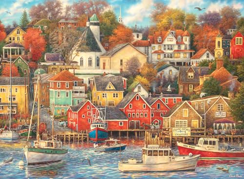 Anatolian Puzzle 4000 pièces : Bon Temps sur le Port von Anatolian