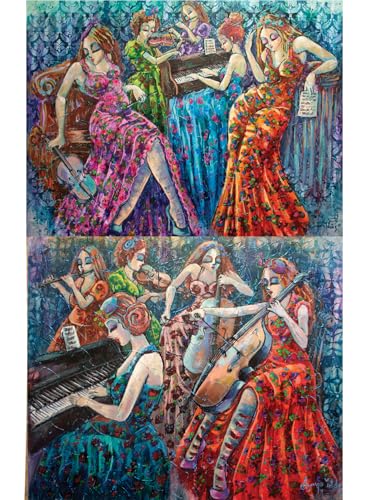 Puzzle Anatolian - Derya Yildiz: Colorful Notes, 2x500 piese (3612) von Anatolian
