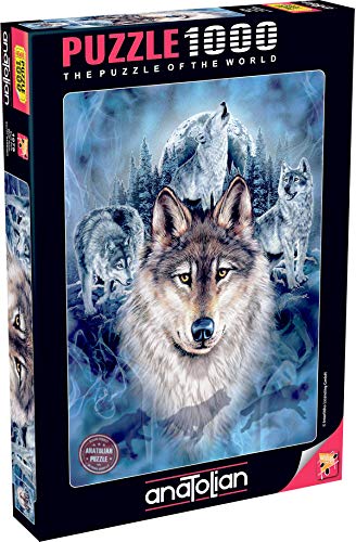Puzzle Anatolian - Steven Michael Gardner: Wolf Team, 1.000 piese (ANA.1079) von Anatolian