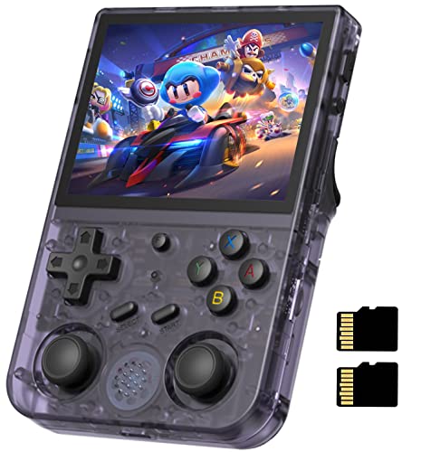 RG353V Handheld Spielkonsole, Dual OS Android 11 and Linux System Support 5G WiFi 4.2 Bluetooth Moonlight Streaming HDMI Output Built-in 64G SD Card 4452 Spielkonsole von Anbernic