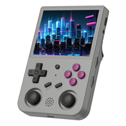 Anbernic RG353VS Retro-Spielkonsole, 3,5 Zoll IPS-Touchscreen, 3200mAh Akku, 640x480 Auflösung - grau von Anbernic