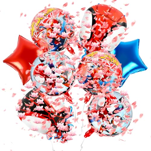 8 Stück Luftballons Geburtstag Deko Set Folienballon, Held Luftballons, Hero Luftballons Junge, Luftballons Kindergeburtstag, Held Thema Party Dekorationen, Kindergeburtstag Deko für Jungen von Anbobili