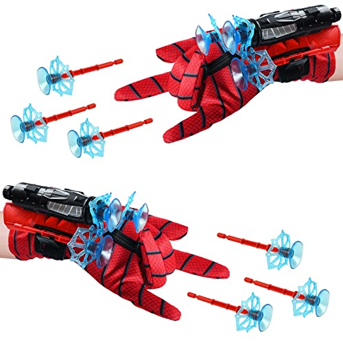 Anbobili Launcher Handschuh, Hero Handschuhe, 2 Hero Launcher Handgelenk Spielzeug Set, Cosplay Glove Launcher, Hero Launcher Glove Lustiges Lernspielzeug Kostüm Requisiten für Kinder von Anbobili
