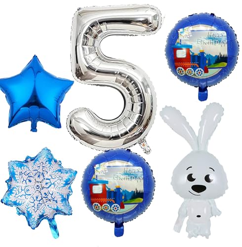 Luftballons Geburtstag 5 Jahre, 12 Stück Luftballons 5. Geburtstag, Folienballons für Kinder Party Dekoration Luftballons Geburtstag 5 Jahre, 12 Stück Luftballons 5. Geburtstag, Folienballons für Kinder Party Dekoration von Anbobili