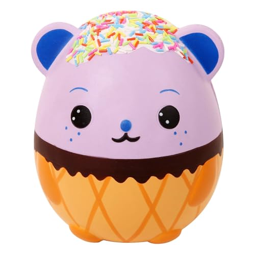 ANBOOR Squeeze Toys Panda-Ei EIS Jumbo Squishy Tier Kawaii Langsam Steigendes Spielzeug Stressabbau Süßes Duftendes Ostern Deko von ANBOOR