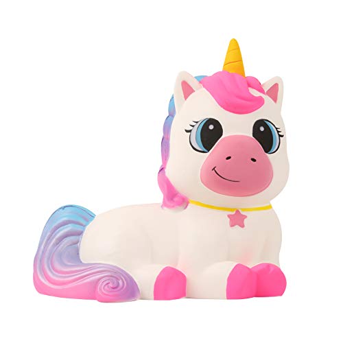 ANBOOR Squeeze Toys Riesiges Einhornpferd Squishy Jumbo Kawaii Weiches Langsam Steigendes Süßes Duftendes Tier Squishy Stressabbau von ANBOOR