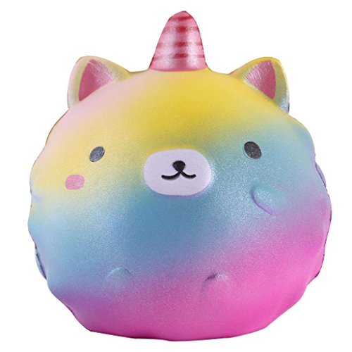 ANBOOR Squishies Einhorn Bär Galaxy Langsam Steigend Squeeze Spielzeug Tiere Slow Rising Antistress Squishies Galaxis Hoorn Beer Spielzeug für Kinder Erwachsene (9 * 9 * 11cm, 1 Stück) ANBOOR Squishies Einhorn Bär Galaxy Langsam Steigend Squeeze Spielzeug Tiere Slow Rising Antistress Squishies Galaxis Hoorn Beer Spielzeug für Kinder Erwachsene (9 * 9 * 11cm, 1 Stück) von ANBOOR