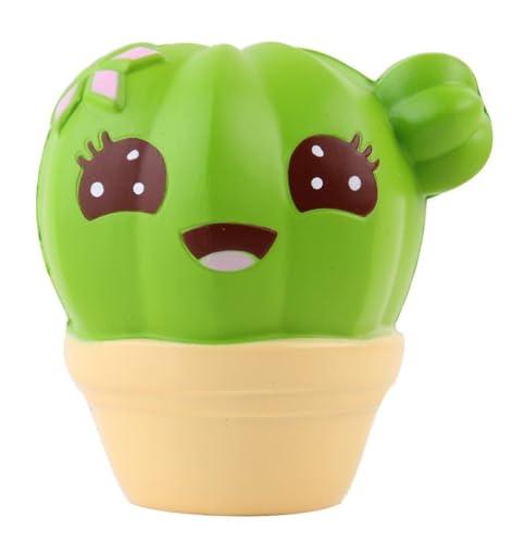 Anboor Squishies Kaktus Langsam Steigend Squeeze Spielzeug Antistress Squishies Slow Rising Spielzeug Kawaii für Kinder Erwachsene (Farbe zufällig, 10*4*10,5cm, 1 Stück) von ANBOOR