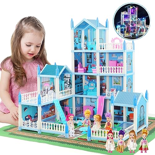 Dollhouse Spielzeug für Mädchen,Mädchen Spielzeug 3 Jahre 4 Jahre,Puppenhaus Traumhaus Geschenk Lernspielzeug für Mädchen Dollhouse Spielzeug für Mädchen,Mädchen Spielzeug 3 Jahre 4 Jahre,Puppenhaus Traumhaus Geschenk Lernspielzeug für Mädchen von Anby families