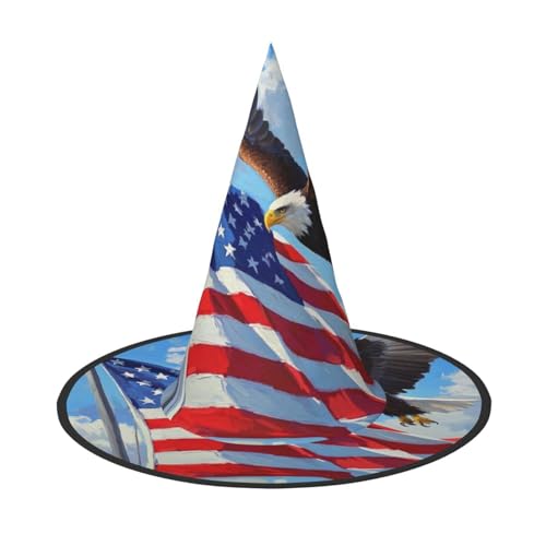 Amerikanische USA-Flagge, Adler, Kunstdruck, Halloween-Hüte, Partys, Weihnachts-Make-up, Rollenspiel-Zubehör von Anceky
