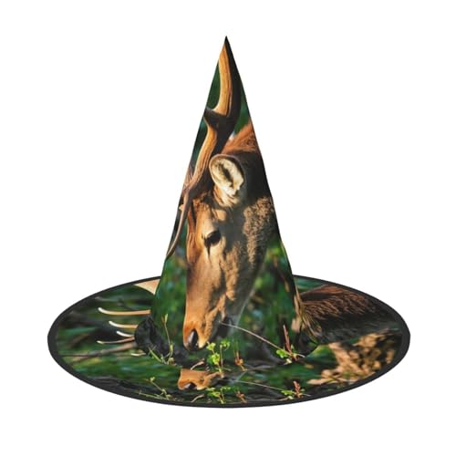 Anceky Geweih-Rotwild-Print, Halloween-Hüte, Partys, Weihnachts-Make-up, Rollenspiel-Zubehör von Anceky