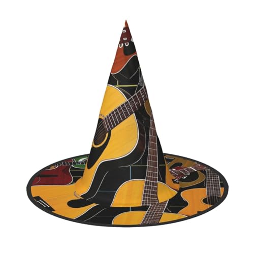Anceky Gitarren-Kunstdruck, Halloween-Hüte, Partys, Weihnachts-Make-up, Rollenspiel-Zubehör Anceky Gitarren-Kunstdruck, Halloween-Hüte, Partys, Weihnachts-Make-up, Rollenspiel-Zubehör von Anceky
