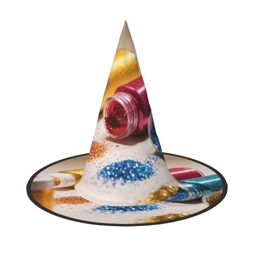 Anceky Glitzer-Print-Halloween-Hüte, Partys, Weihnachts-Make-up, Rollenspiel-Zubehör Anceky Glitzer-Print-Halloween-Hüte, Partys, Weihnachts-Make-up, Rollenspiel-Zubehör von Anceky