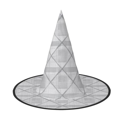 Anceky Grau karierte Linien drucken Halloween-Hüte, Partys, Weihnachts-Make-up, Rollenspiel-Zubehör Anceky Grau karierte Linien drucken Halloween-Hüte, Partys, Weihnachts-Make-up, Rollenspiel-Zubehör von Anceky