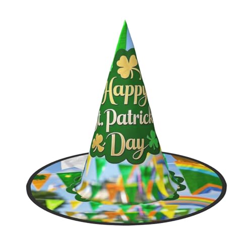 Anceky Halloween-Hüte mit „Happy St. Patrick's Day-Aufdruck, Partys, Weihnachts-Make-up, Rollenspiel-Zubehör Anceky Halloween-Hüte mit „Happy St. Patrick's Day-Aufdruck, Partys, Weihnachts-Make-up, Rollenspiel-Zubehör von Anceky