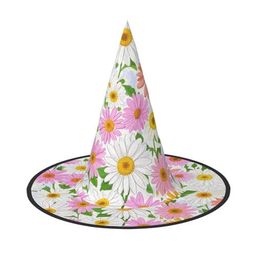 Anceky Halloween-Hüte mit Blumen- und Gänseblümchen-Print, Partys, Weihnachts-Make-up, Rollenspiel-Zubehör von Anceky
