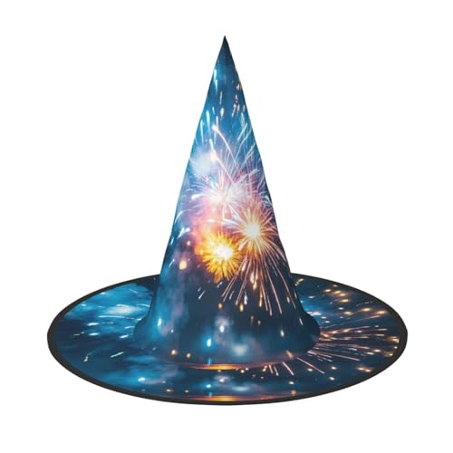 Anceky Halloween-Hüte mit Explosions-Feuerwerk-Aufdruck, Partys, Weihnachts-Make-up, Rollenspiel-Zubehör Anceky Halloween-Hüte mit Explosions-Feuerwerk-Aufdruck, Partys, Weihnachts-Make-up, Rollenspiel-Zubehör von Anceky