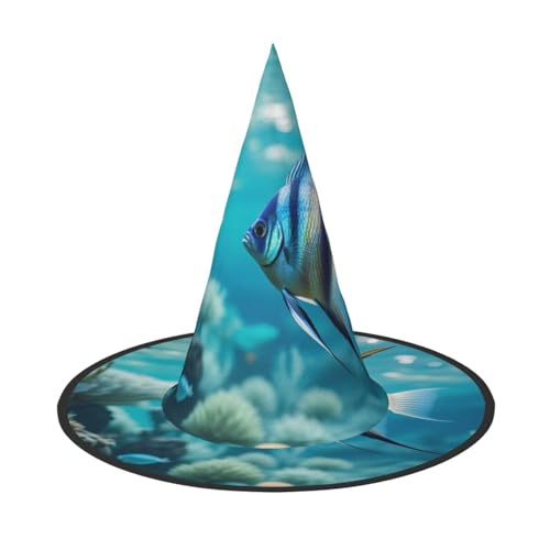 Anceky Halloween-Hüte mit Fisch-Print, Partys, Weihnachts-Make-up, Rollenspiel-Zubehör Anceky Halloween-Hüte mit Fisch-Print, Partys, Weihnachts-Make-up, Rollenspiel-Zubehör von Anceky