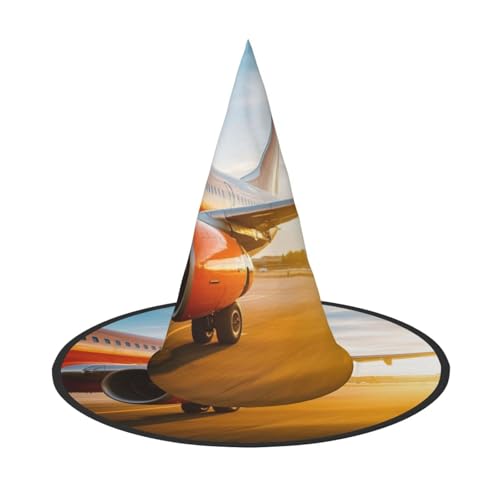 Anceky Halloween-Hüte mit Flugzeug-Print, Partys, Weihnachts-Make-up, Rollenspiel-Zubehör von Anceky