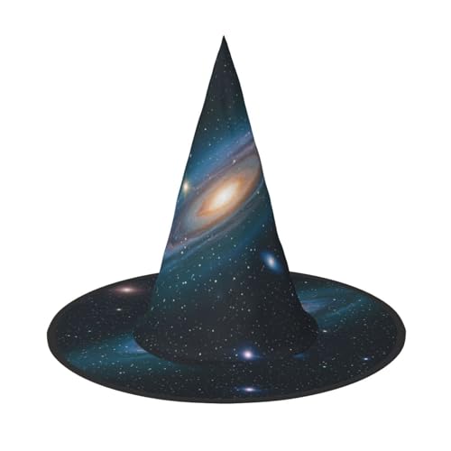 Anceky Halloween-Hüte mit Galaxie-im-Universum-Aufdruck, Partys, Weihnachts-Make-up, Rollenspiel-Zubehör von Anceky