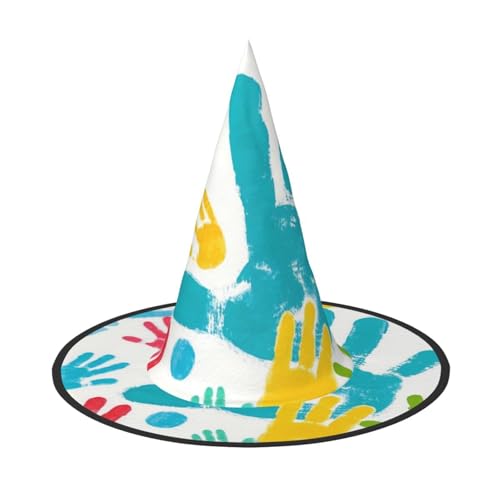 Anceky Handabdruck-Druck für Kinder, Halloween-Hüte, Partys, Weihnachts-Make-up, Rollenspiel-Zubehör von Anceky