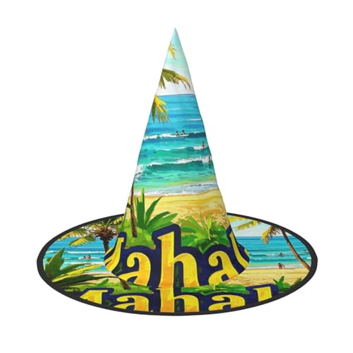 Anceky Hawaii-Slogans drucken Halloween-Hüte, Partys, Weihnachts-Make-up, Rollenspiel-Zubehör von Anceky