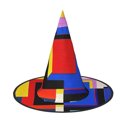 Anceky Komposition in Rot, Gelb, Blau und Schwarz. Halloween-Hüte, Partys, Weihnachts-Make-up, Rollenspiel-Zubehör. Anceky Komposition in Rot, Gelb, Blau und Schwarz. Halloween-Hüte, Partys, Weihnachts-Make-up, Rollenspiel-Zubehör. von Anceky