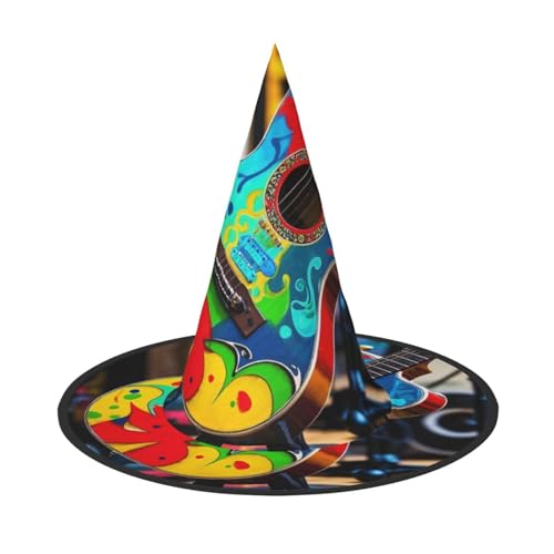 Anceky Kunstgitarrenmusterdruck, Halloween-Hüte, Partys, Weihnachts-Make-up, Rollenspiel-Zubehör Anceky Kunstgitarrenmusterdruck, Halloween-Hüte, Partys, Weihnachts-Make-up, Rollenspiel-Zubehör von Anceky