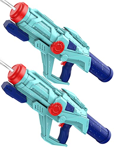 Wasserpistole mit Großer Reichweite, 2 PCS XXL Super Wasserpistole Soaker 33 ft Langer Schießstand Mächtiger mit 750ML Großkapazitätstank für Sommer Draussen Wasser Spielzeug Erwachsene & Kinder Wasserpistole mit Großer Reichweite, 2 PCS XXL Super Wasserpistole Soaker 33 ft Langer Schießstand Mächtiger mit 750ML Großkapazitätstank für Sommer Draussen Wasser Spielzeug Erwachsene & Kinder von Ancesfun