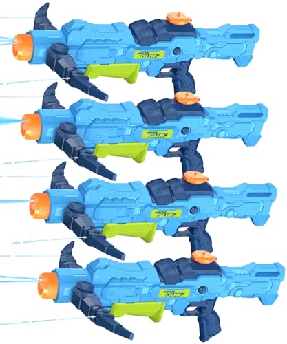 Wasserpistolen für Kinder, 4 PCS XXL Super Squirt Wasser-Pistole mit Vielseitiger Armbrust - 750ML Hochtank, 26 ft Starke Reichweite, 22" Große Wasserspielzeug für Jungen Mädchen Erwachsene Wasserpistolen für Kinder, 4 PCS XXL Super Squirt Wasser-Pistole mit Vielseitiger Armbrust - 750ML Hochtank, 26 ft Starke Reichweite, 22" Große Wasserspielzeug für Jungen Mädchen Erwachsene von Ancesfun