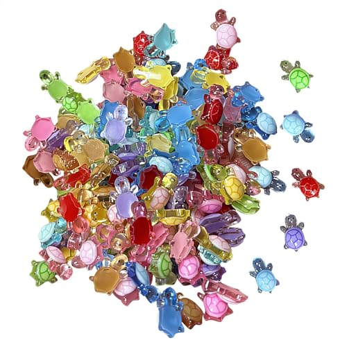 Ancsttu 100 Stück Miniatur Leuchtende Schildkröten, Klein Figuren Schildkröte Klein Turtles Figuren Deko Für Fairy Garden Fish Tank Blumentopf von Ancsttu