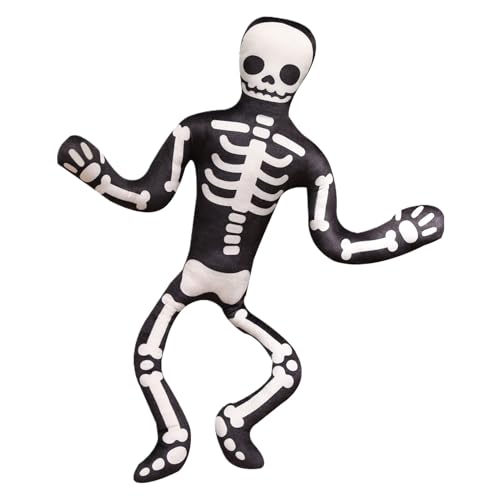Ancsttu Halloween Skelett Kissen, Spooky Skelett Kissen, Halloween Plüsch Spielzeug Lustige Geisters Kuscheltier Für Couch Sofa Bett Wohnzimmer Schlafzimmer Autodekoration von Ancsttu
