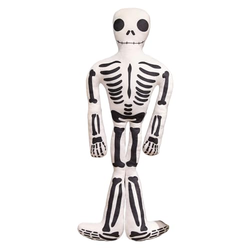 Ancsttu Halloween Skelett Kissen, Spooky Skelett Kissen, Halloween Plüsch Spielzeug Lustige Geisters Kuscheltier Für Couch Sofa Bett Wohnzimmer Schlafzimmer Autodekoration von Ancsttu