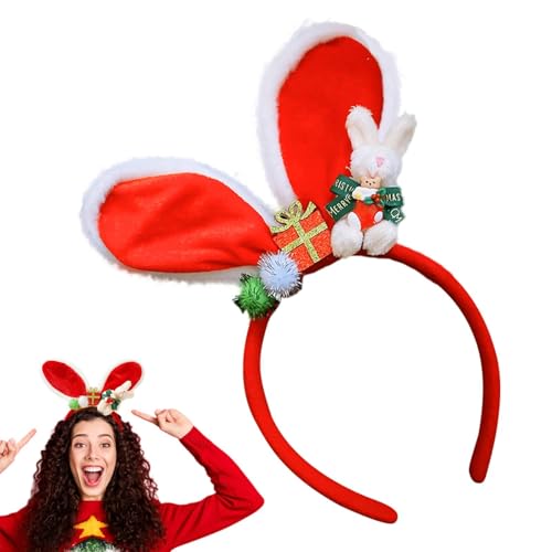 Ancsttu Hasenohren Stirnband,Hasen Stirnband,Kostüm-Haar-Accessoires - Hasenohren-Stirnband, Weihnachtsohren für Damen, Erwachsene, Kinder, Weihnachts-Stirnband für Cosplay-Kostüme, Zubehör Ancsttu Hasenohren Stirnband,Hasen Stirnband,Kostüm-Haar-Accessoires - Hasenohren-Stirnband, Weihnachtsohren für Damen, Erwachsene, Kinder, Weihnachts-Stirnband für Cosplay-Kostüme, Zubehör von Ancsttu