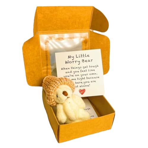 Ancsttu Kuscheltier Bär In Geschenkbox, Niedlich Kleine Bär Mit Motivationskarte Handgefertigtes Plüschtier Teddybär Für Abschluss Geschenk Muttertag Baby Ancsttu Kuscheltier Bär In Geschenkbox, Niedlich Kleine Bär Mit Motivationskarte Handgefertigtes Plüschtier Teddybär Für Abschluss Geschenk Muttertag Baby von Ancsttu