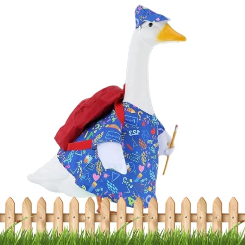 Ancsttu Schulstart Gänse Kostüm | Schulrucksack Garten Gans Kostüm,1 Set Statue Costume for Classroom Art Decoration Patio Garden Birthday Holiday Yard Outdoor Display Ancsttu Schulstart Gänse Kostüm | Schulrucksack Garten Gans Kostüm,1 Set Statue Costume for Classroom Art Decoration Patio Garden Birthday Holiday Yard Outdoor Display von Ancsttu