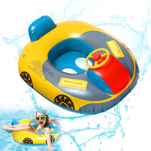 Aufblasbarer Schwimmring, 72 x 65cm Automobil Schwimmring Kinder Schwimmring Schwimmsitz Kinderboot, Schwimmhilfe mit Lenkrad Griff Schwimmhilfe für Kinder, Kinderpoolspielzeug Aufblasbarer Schwimmring, 72 x 65cm Automobil Schwimmring Kinder Schwimmring Schwimmsitz Kinderboot, Schwimmhilfe mit Lenkrad Griff Schwimmhilfe für Kinder, Kinderpoolspielzeug von Ancuioyz