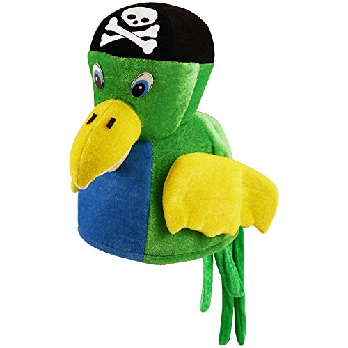 Hut Papagei Piratenhut Vogel Pirat Tier Kostümhut Kostümzubehör Tierhut Fasching von Andere
