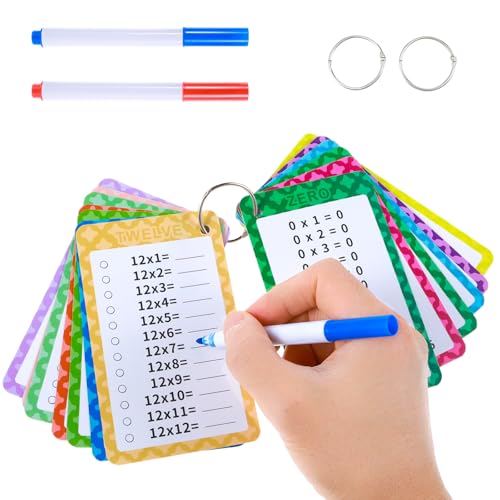 Andibro 1x1 Lernkarten Kinder, 13 Blatt 0-12 Einmaleins Karten mit 2 Löschbaren Stiften Einmaleins Lernkarten Set 1x1 Lernen Spiel Mathe Lernkarten Spiel ab 5 Jahren zum Multiplikation Rechnen Lernen Andibro 1x1 Lernkarten Kinder, 13 Blatt 0-12 Einmaleins Karten mit 2 Löschbaren Stiften Einmaleins Lernkarten Set 1x1 Lernen Spiel Mathe Lernkarten Spiel ab 5 Jahren zum Multiplikation Rechnen Lernen von Andibro