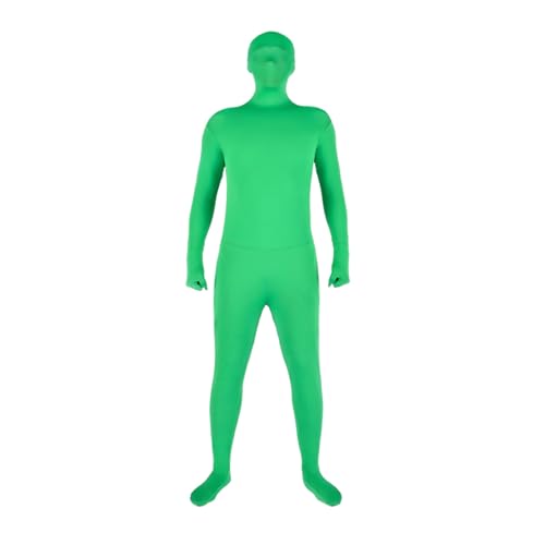 Andoer Ganzkörperfotografie Chromakey Green Anzug Unisex Erwachsene Grüner Bodysuit Stretch Kostüm für Foto Video Special Effect Festival Cosplay Karneval,180cm/71in Höhe Andoer Ganzkörperfotografie Chromakey Green Anzug Unisex Erwachsene Grüner Bodysuit Stretch Kostüm für Foto Video Special Effect Festival Cosplay Karneval,180cm/71in Höhe von Andoer