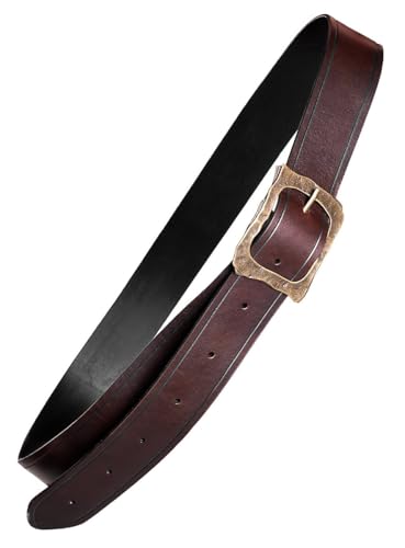 Andracor – Bandelier aus echtem Leder für Piraten, Schurken und Wegelagerer – Ledergurt für die Schulter mit Schnalle – Braun – 180 cm – individuell einsetzbar für LARP, Mittelalter, Cosplay & Fantasy Andracor – Bandelier aus echtem Leder für Piraten, Schurken und Wegelagerer – Ledergurt für die Schulter mit Schnalle – Braun – 180 cm – individuell einsetzbar für LARP, Mittelalter, Cosplay & Fantasy von Andracor