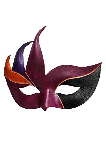 Andracor Venezianische Maske - Colombina Cigno Venezianische Ledermaske von Andracor