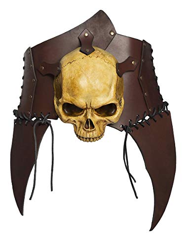 Andracor – handgearbeiteter diabolischer Rüstgürtel aus echtem Leder mit Totenschädel für Untote, Orks und weitere Finsterlinge – LARP; Fantasy, Cosplay – Braun Andracor – handgearbeiteter diabolischer Rüstgürtel aus echtem Leder mit Totenschädel für Untote, Orks und weitere Finsterlinge – LARP; Fantasy, Cosplay – Braun von Andracor
