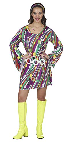 Andrea Moden - Kostüm Retro-Kleid, Damen, Hippie, 70er, Mottoparty, Karneval von Elbenwald