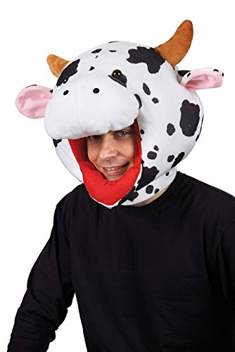 Andrea Moden 3906205 - Mega-Mütze Kuh, Tier-Kostüm, Mottoparty Karneval von Elbenwald