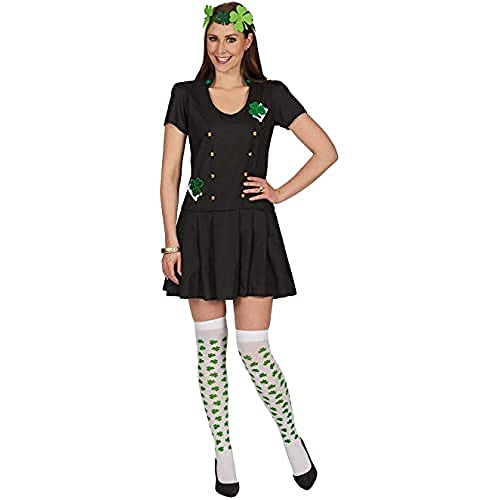 Andrea Moden - Kostüm Glücksbringer, Kleid mit Kleeblatt Applikationen, St. Patricks Day, Mottoparty, Karneval von Elbenwald