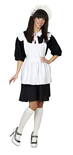 Andrea Moden - Kostüm Stubenmädchen, Kleid inklusive Schürze, Hausmädchen, Putzfrau, Cosplay, Zimmermädchen, Mottoparty, Karneval von Elbenwald